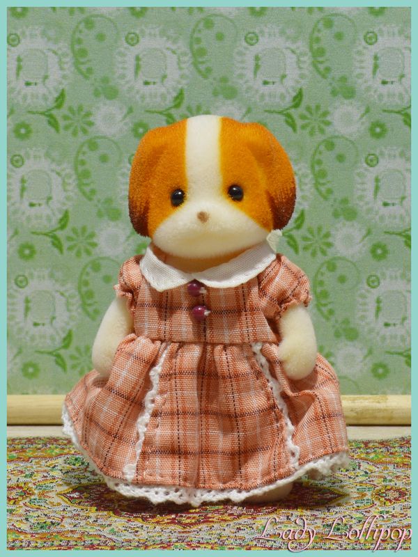 Sylvanian Families Doughty Chiffon Dog Older Sister Japanese Fan Club Exclusive Figure