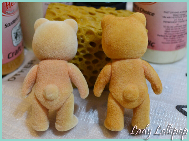 Mixing Epoxy glue to protect the ends of custom Sylvanian Families spectacles
