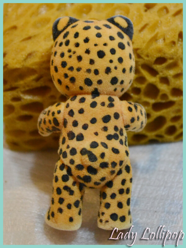 Back side view of custom Calico Critters Cheetah figure