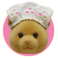 Sylvanian Families May Blossom Florist Bear