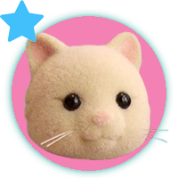 Sylvanian Families Japanese Urban Life Cream Cat Family