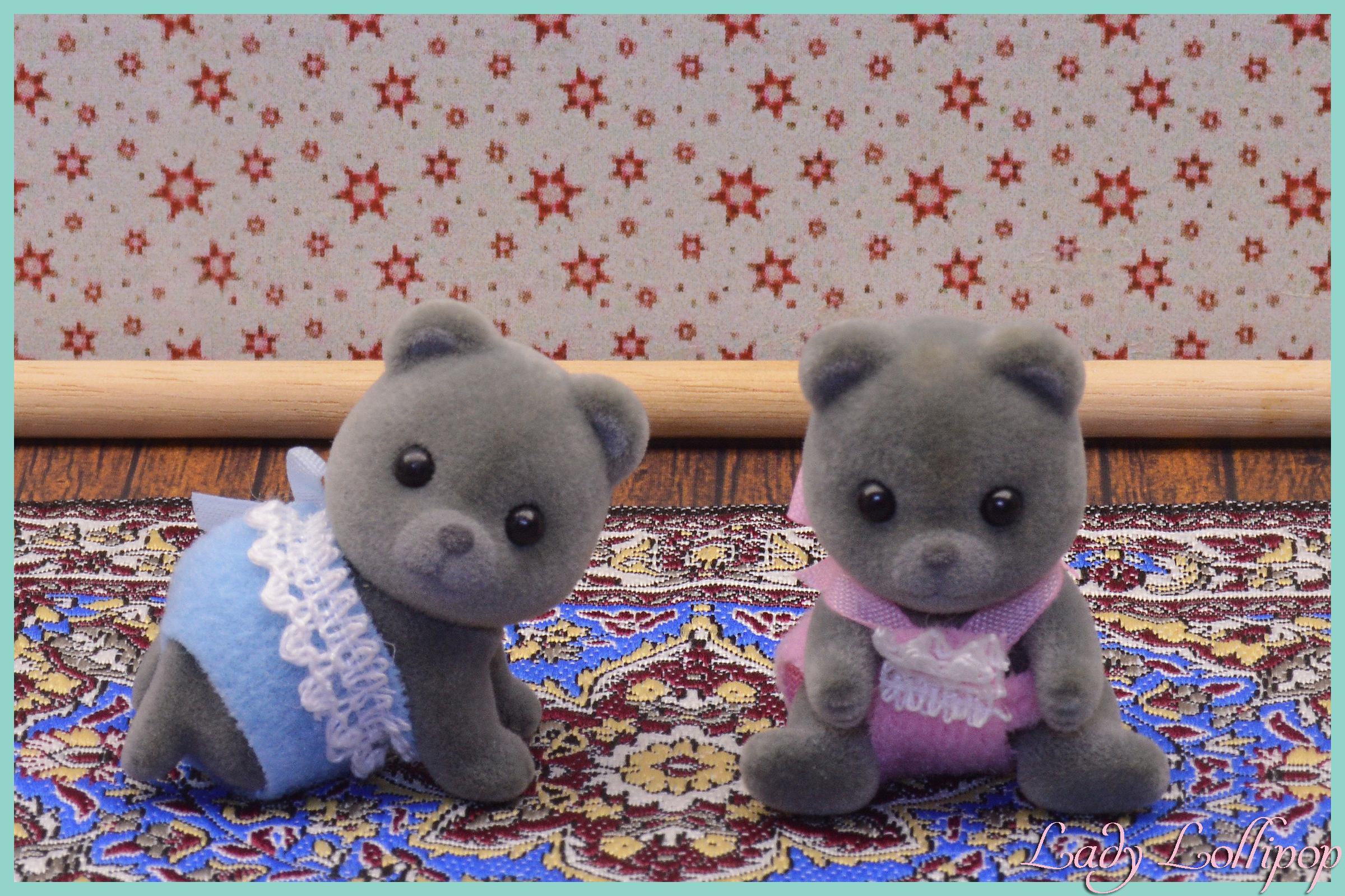 Sylvanian Families Calbee Bear Twins