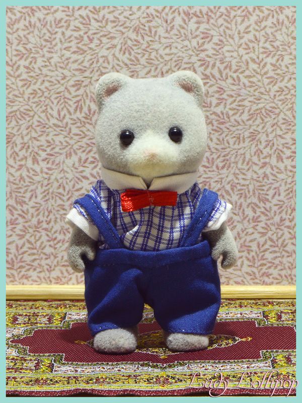 Uncle Henry Bearbury the Sylvanian music teacher without his coat