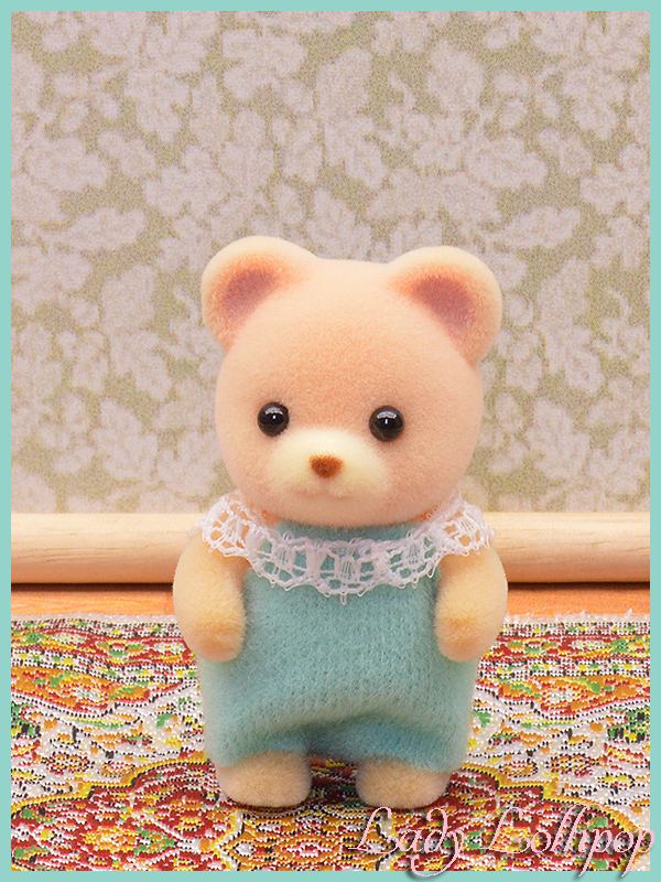 Sylvanian Families Osborne Yellow Bear Standing Baby