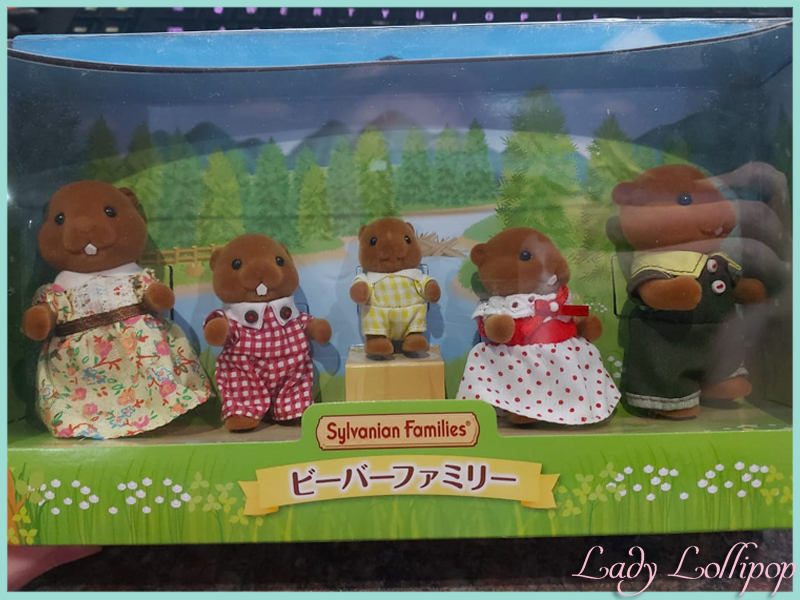 Sylvanian Families Re-released Waters Beaver Family from Japan