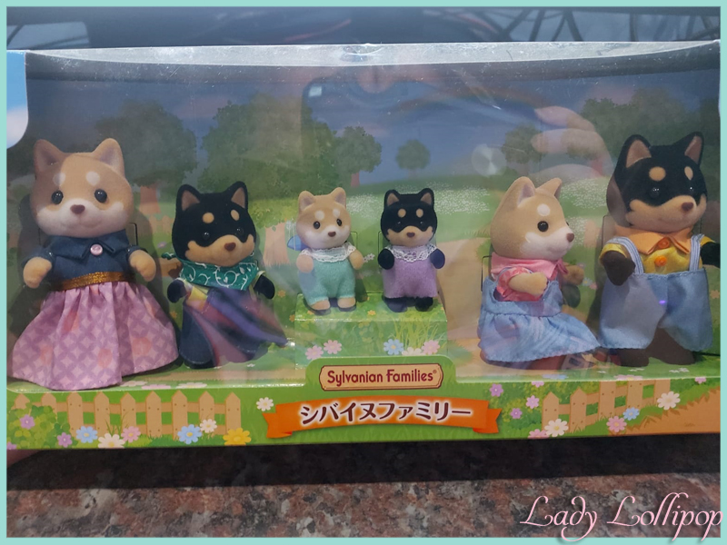 Sylvanian Families Brushwood Shiba Inu Dog Family from Japan