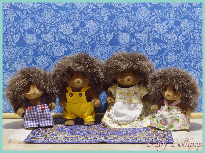 Sylvanian Families Bramble Hedgehog Family