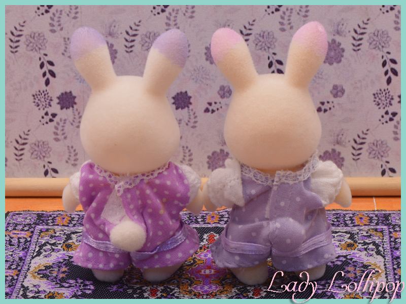 Sylvanian Families Lavender Rabbit comparison