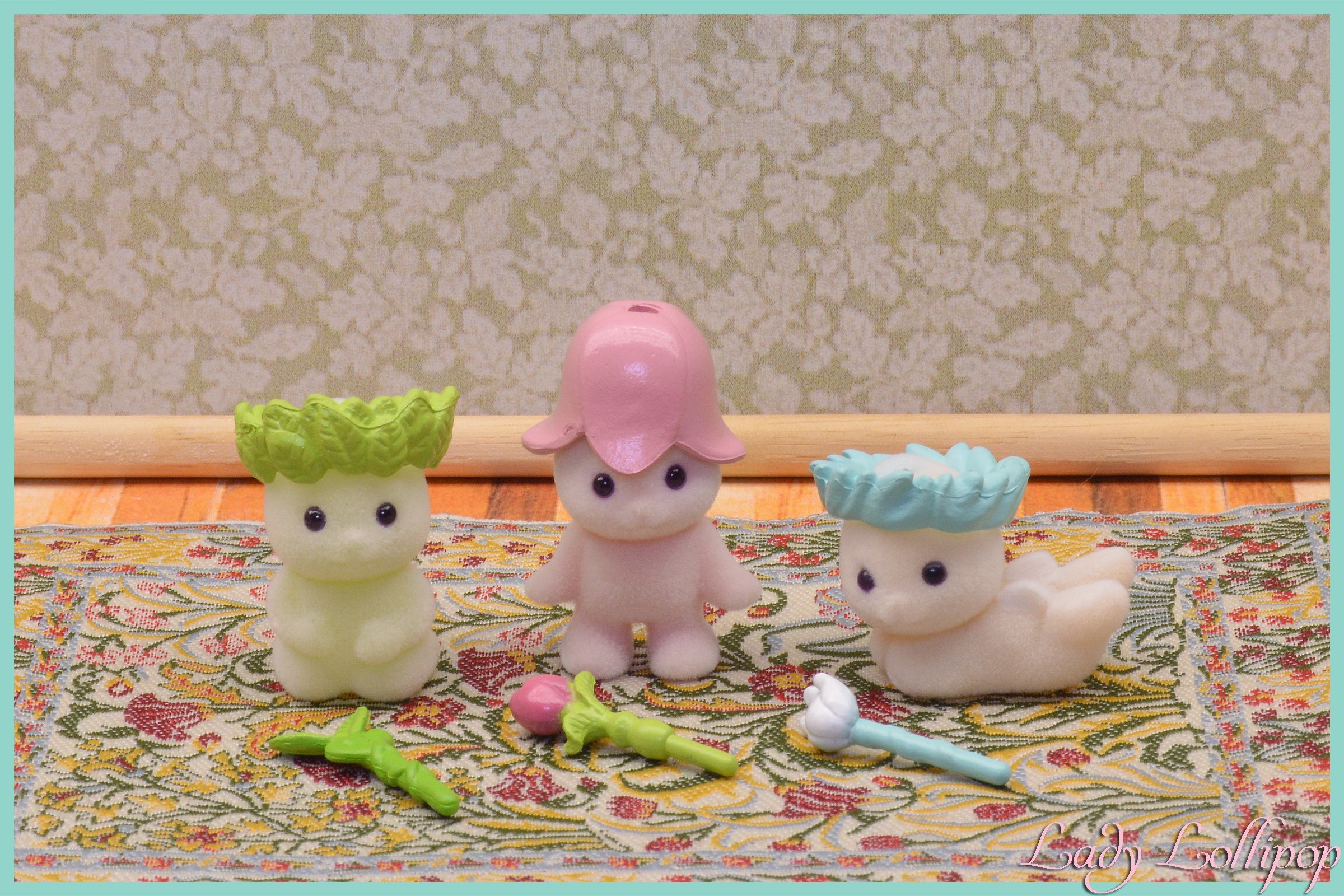 Sylvanian Families Misty Forest Little Fairy Trio with accessories