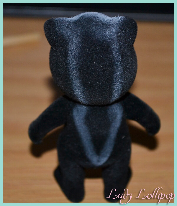 Marking out the general outline for details on Sylvanian families custom ratel figure