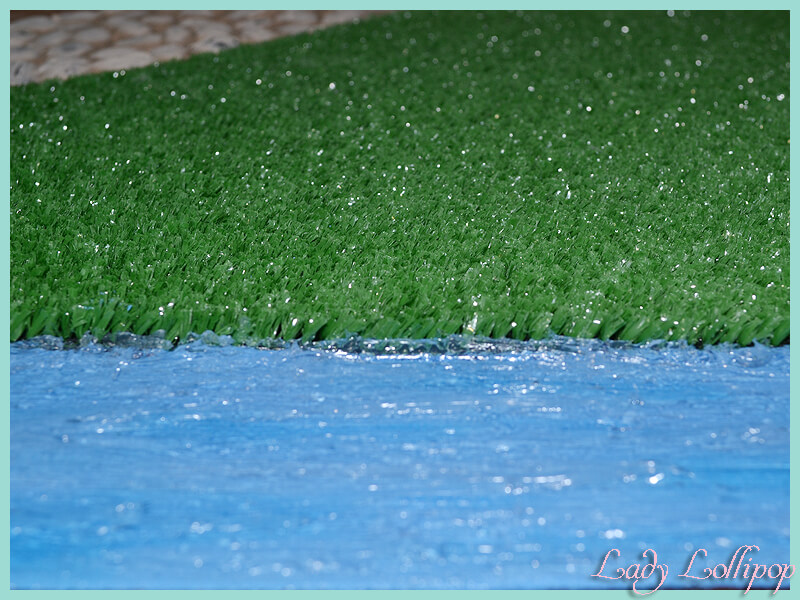 DIY Sylvanian Families water stream for Watermill bakery