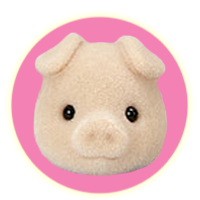 Sylvanian Families Easy Buy Pig Family