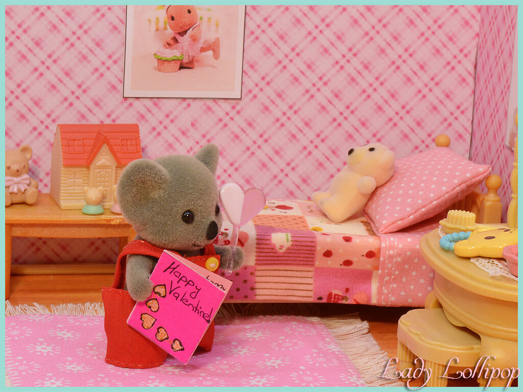 Sylvanian Families Billabong Brother sneaking into room