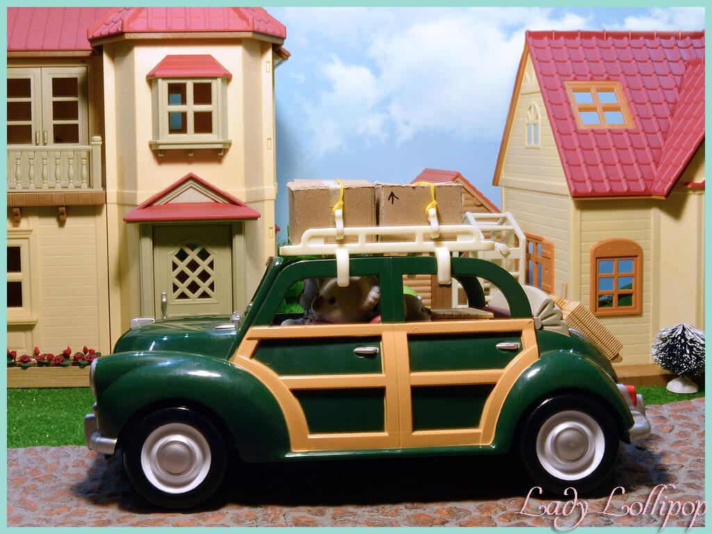 Sylvanian families green car hot sale
